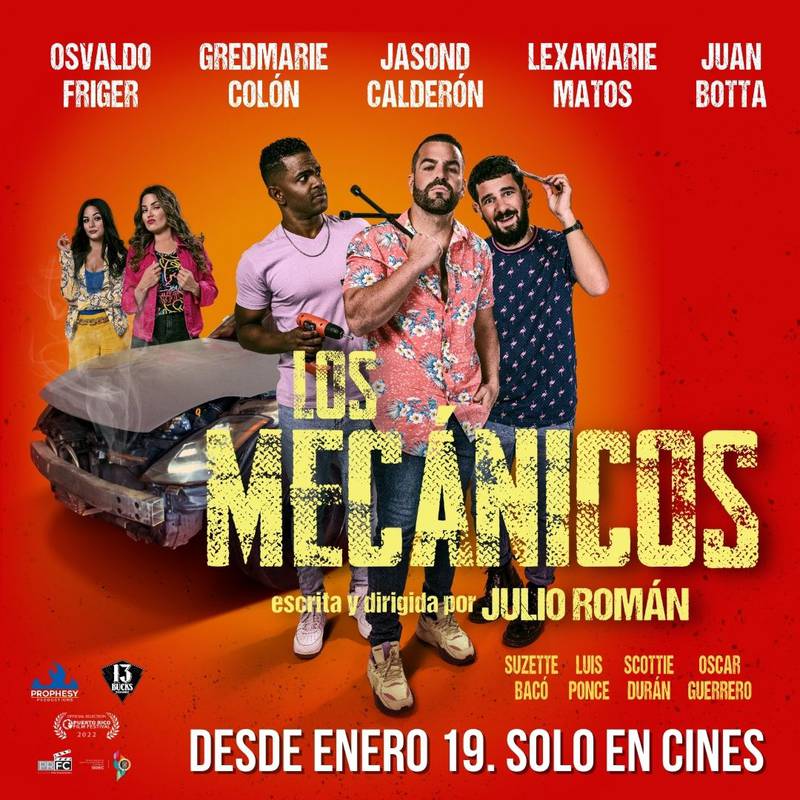 Afiche de "Los Mecánicos".