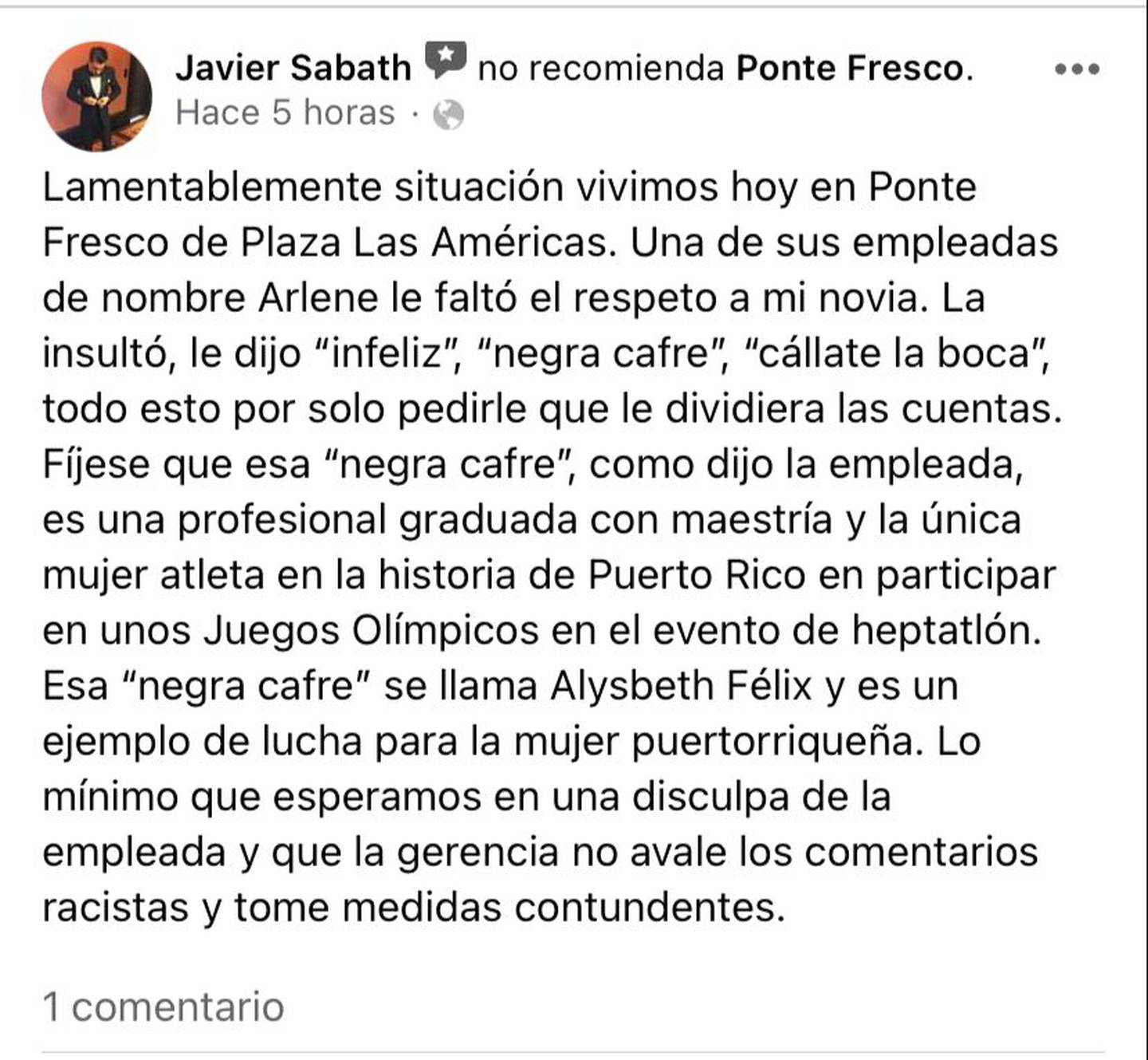 Javier Sabath/Facebook