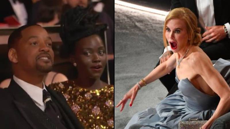 Las actrices Lupita Nyong'o y Nicole Kidman no se esperan lo ocurrido entre Will Smith y Chris Rock por lo que sus rostros lo dijeron todo.