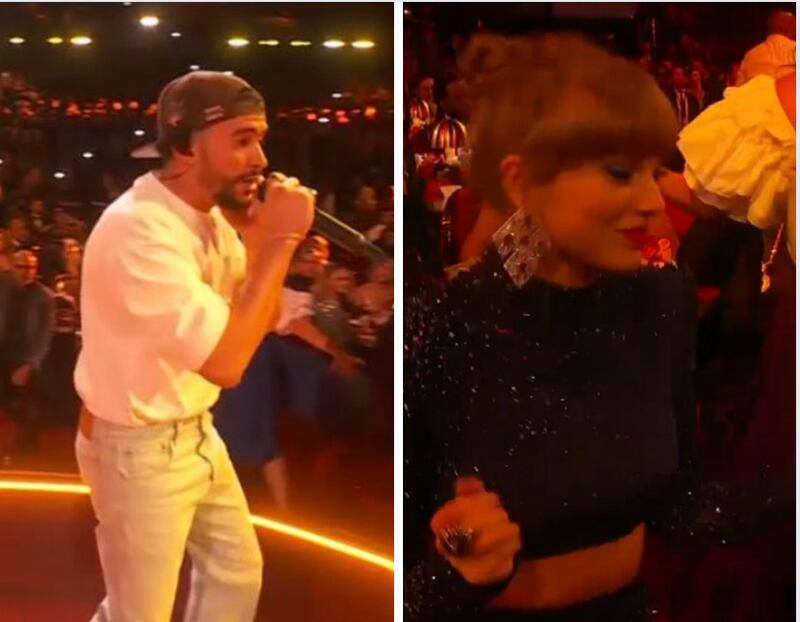 Bad Bunny pone a bailar a Taylor Swift en los Grammy 2023