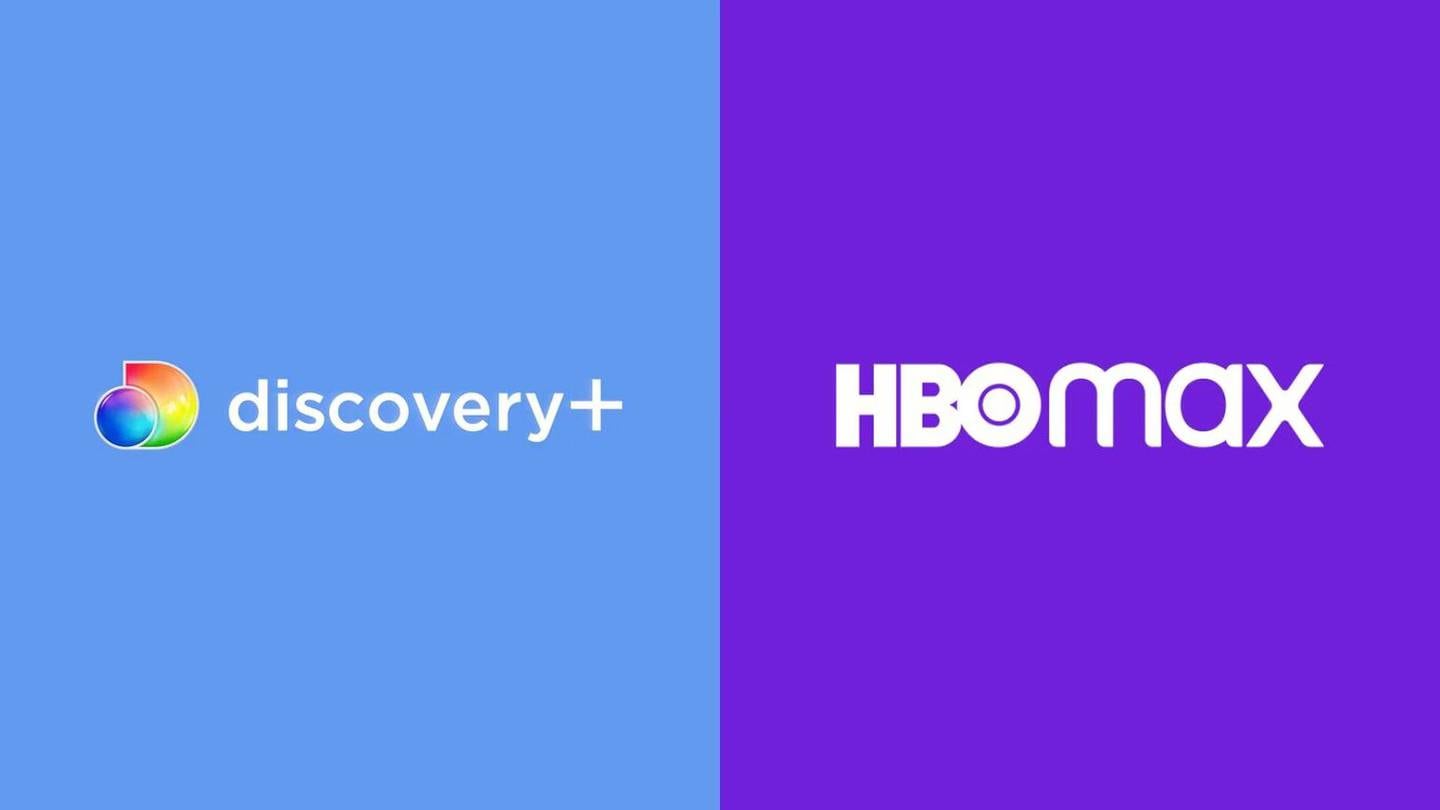 Logos de Discovery+ - HBO Max.