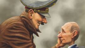 Ucrania publicó una caricatura con Vladímir Putin en medio de la crisis: “Esto no es un meme”