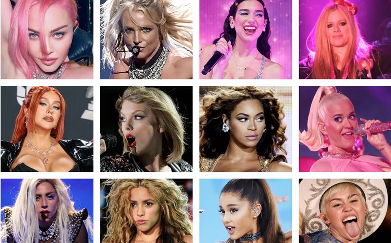 Mujeres han marcado la historia del pop, en diferentes generaciones.