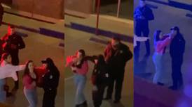 VIDEO: Mujer baila con policías que intentaron acabar una fiesta 