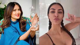 Salma Hayek y Kim Kardashian posan juntas y los bochincheros se ponen a compararlas