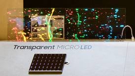 CES 2024: Lo transparente es la tendencia y así se ve la primera pantalla micro led de Samsung