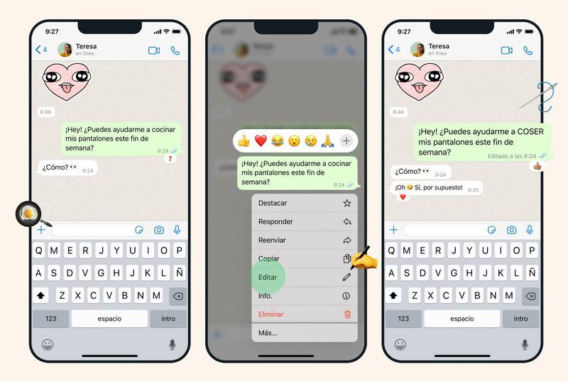 WhatsApp ya permite editar mensajes, te decimos cómo