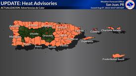 Emiten advertencia urgente de calor para el este y sur de Puerto Rico