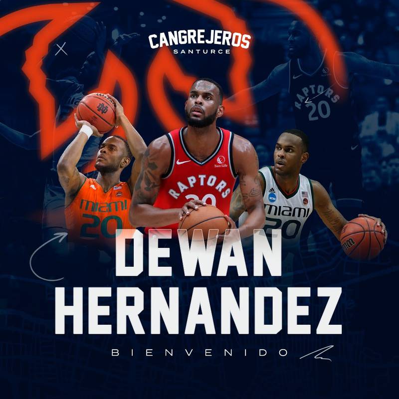 Dewan Hernández firma con los Cangrejeros de Santurce.