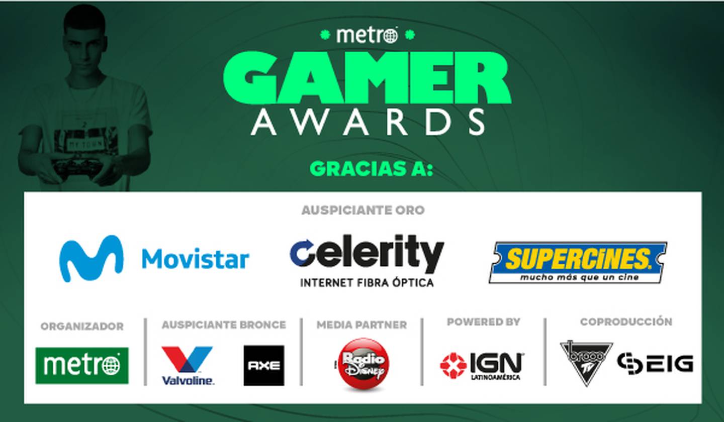 Auspiciantes Gamer Awards