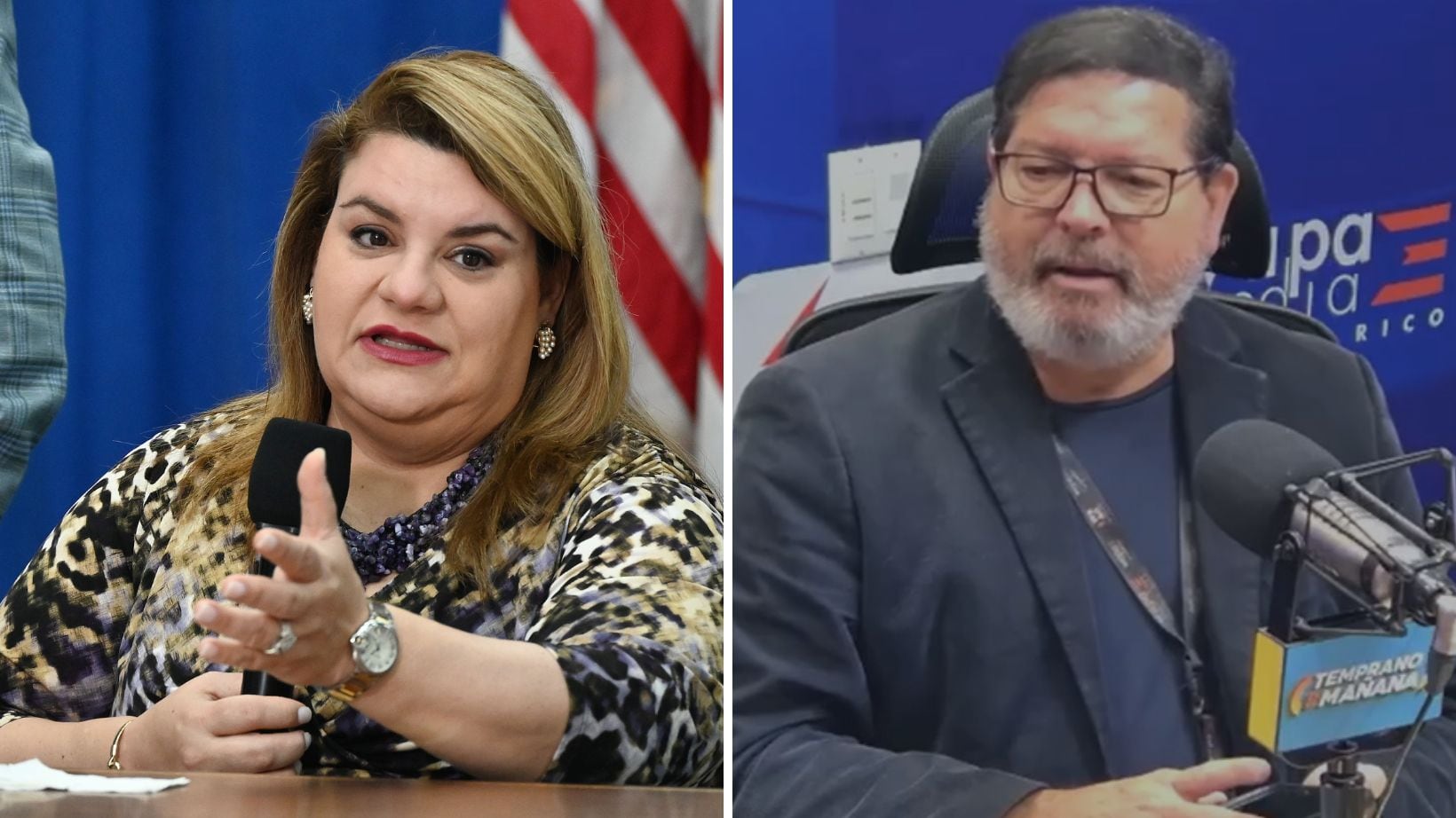 Jenniffer González y Rubén Sánchez