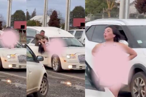 Mujer semidesnuda interrumpe el funeral de su amante para despedirse de él