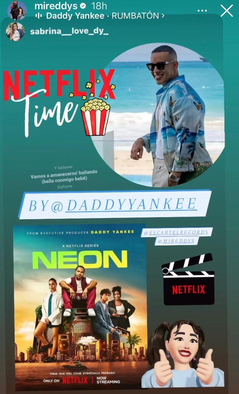 Historia de la esposa de Daddy Yankee en Instagram.