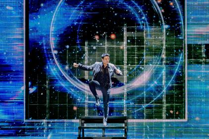 El artista se presentó en el Coliseo de Puerto Rico, José Miguel Agrelot.