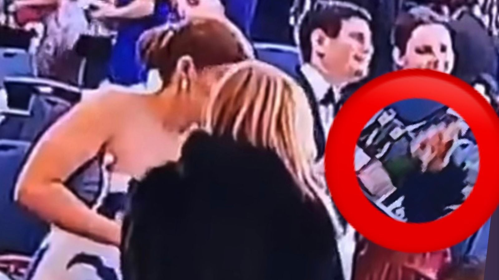 En el video se ve el momento en el que se llevan las botellas