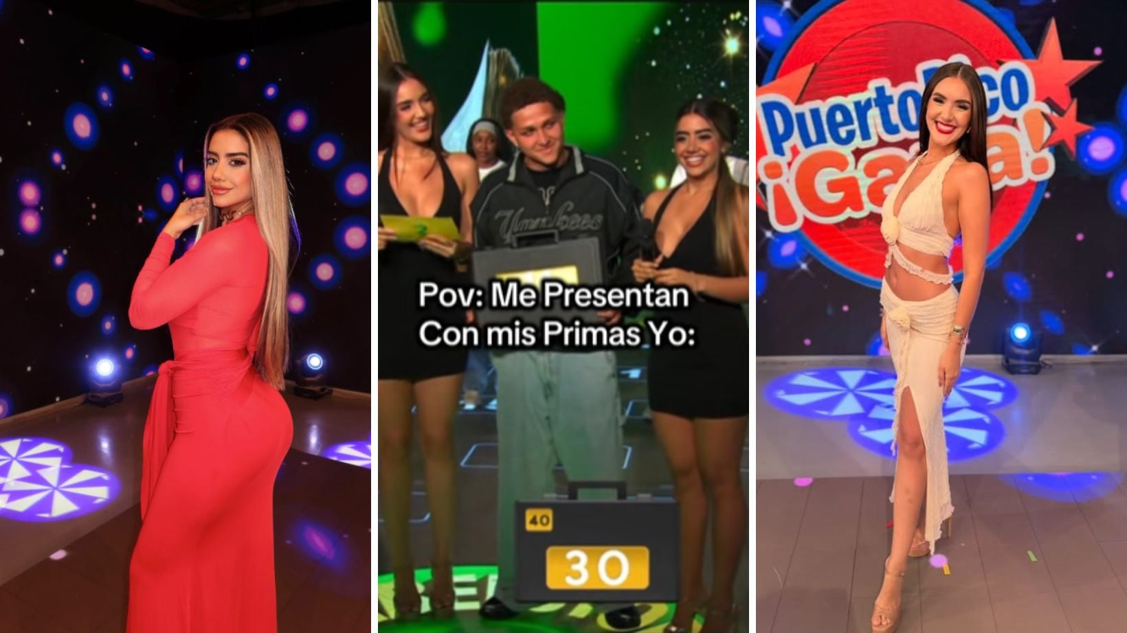 Momento en que un chamaco se puso nervioso por culpa de las modelos.