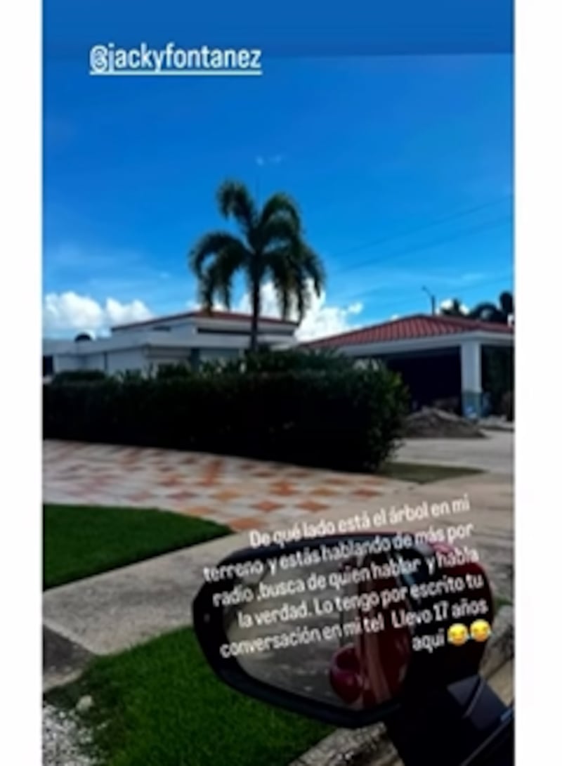 Vecina de Jacky Fontánez
