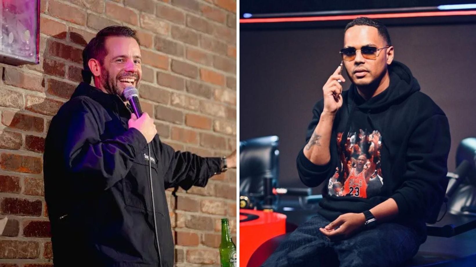 Chris Andrade y Santiago Matías "Alofoke"