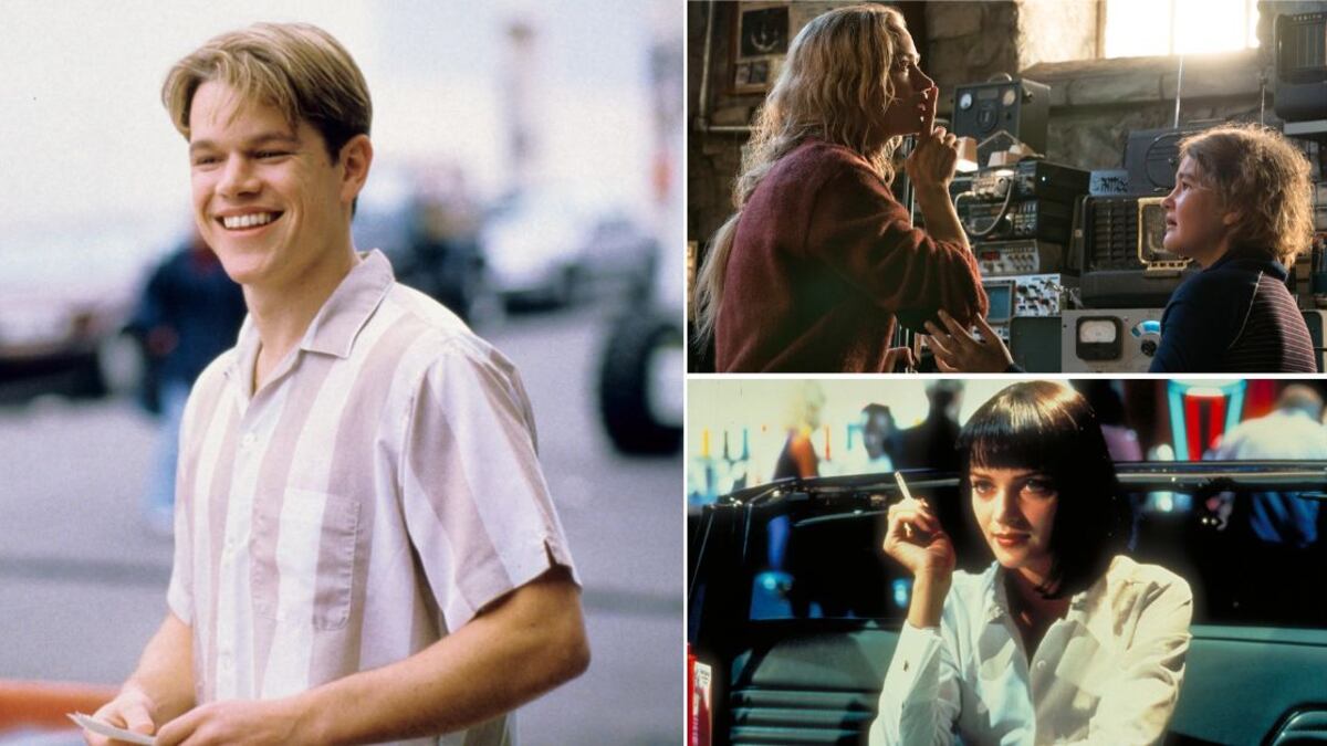 Escenas de Mente indomable, Un lugar en silencio y Tiempos violentos