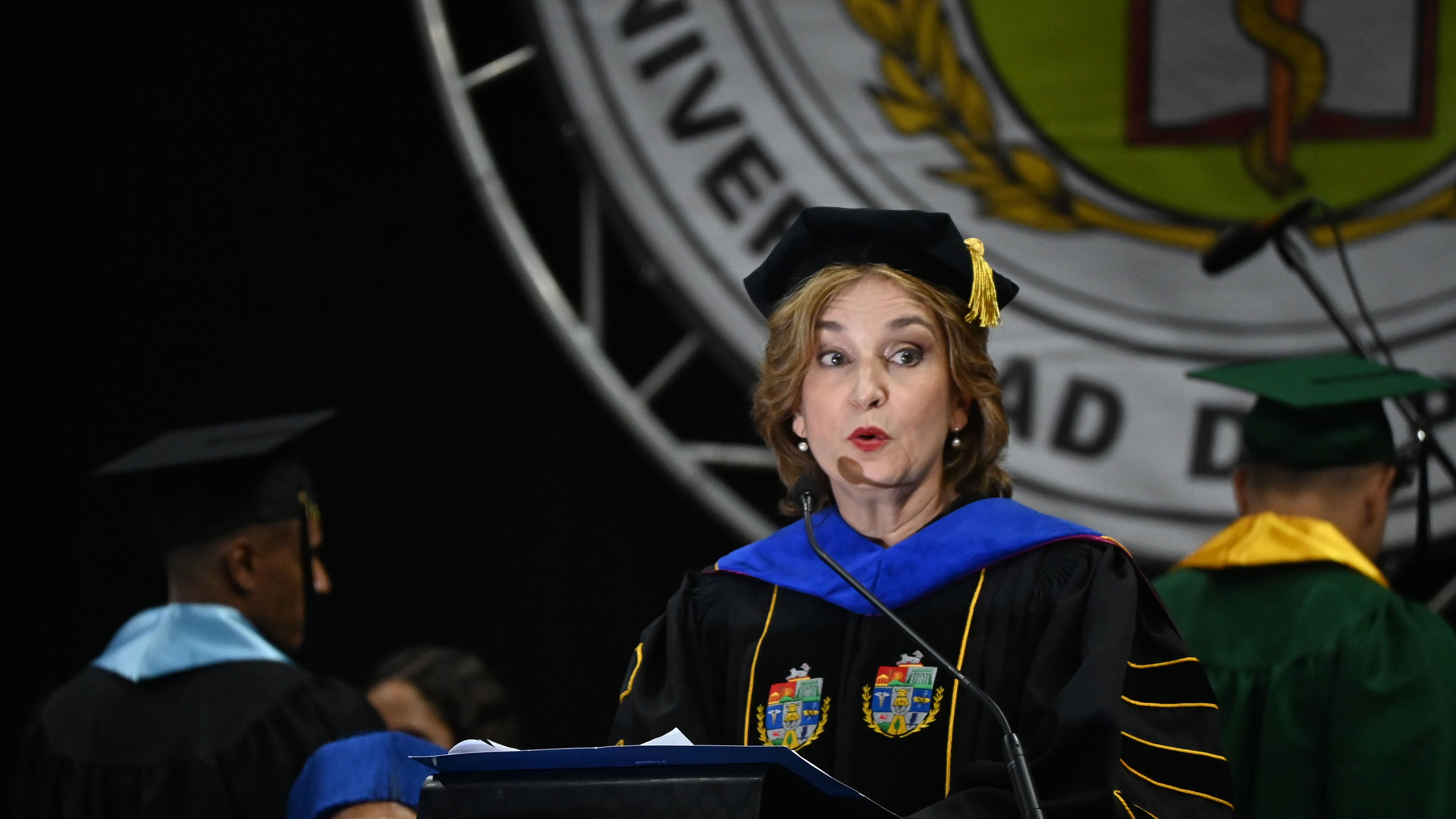 Graduación de los estudiantes del recinto de Ciencias Médicas.