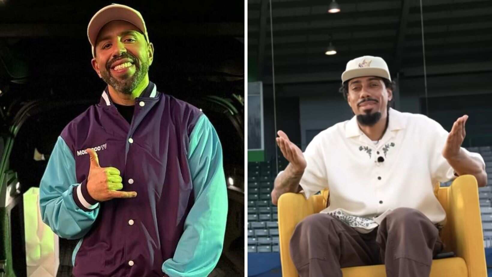 El comediante le recordó a Molusco quién fue el primero en entrevista a DY.