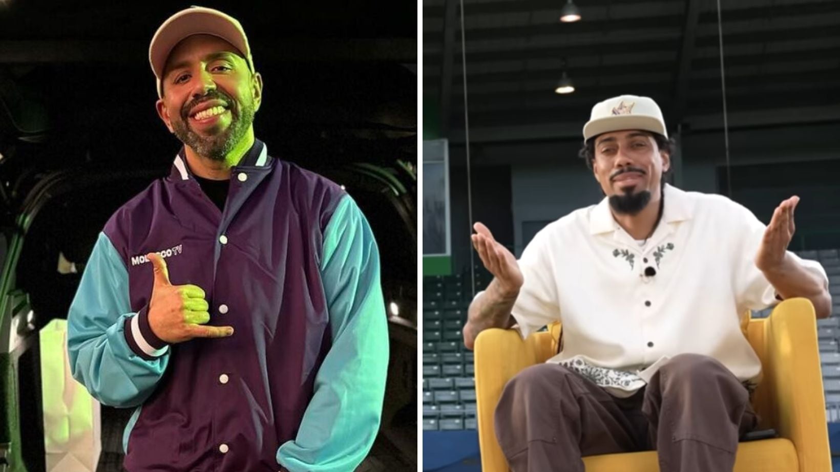 El comediante le recordó a Molusco quién fue el primero en entrevista a DY.