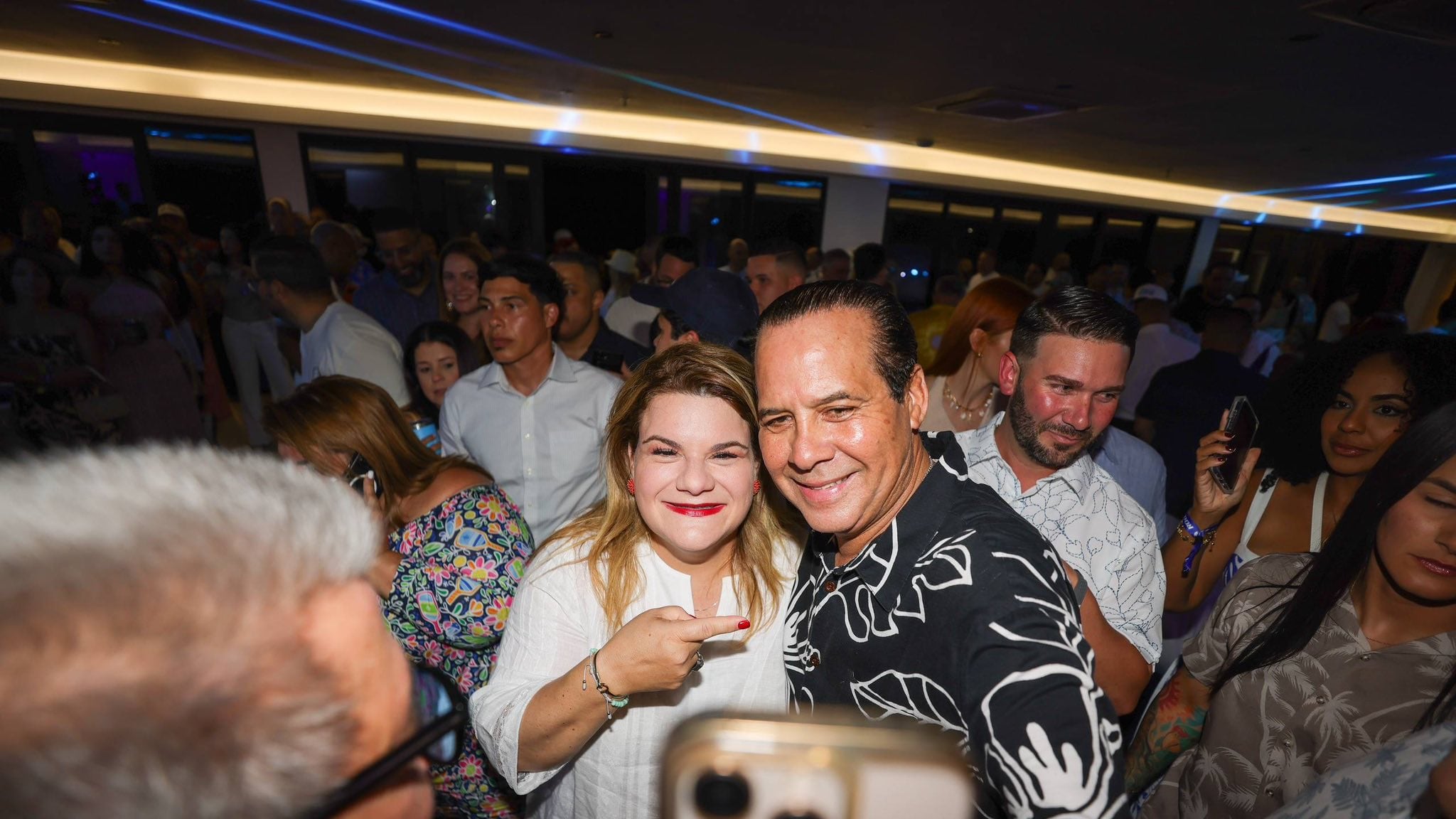 Georgie Navarro y Jenniffer González