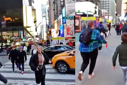Se desata el pánico en Times Square