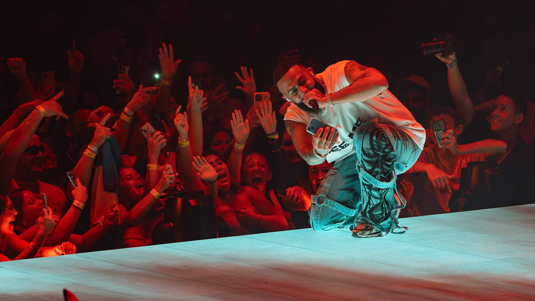 Eladio Carrión en el Coliseo de Puerto Rico.