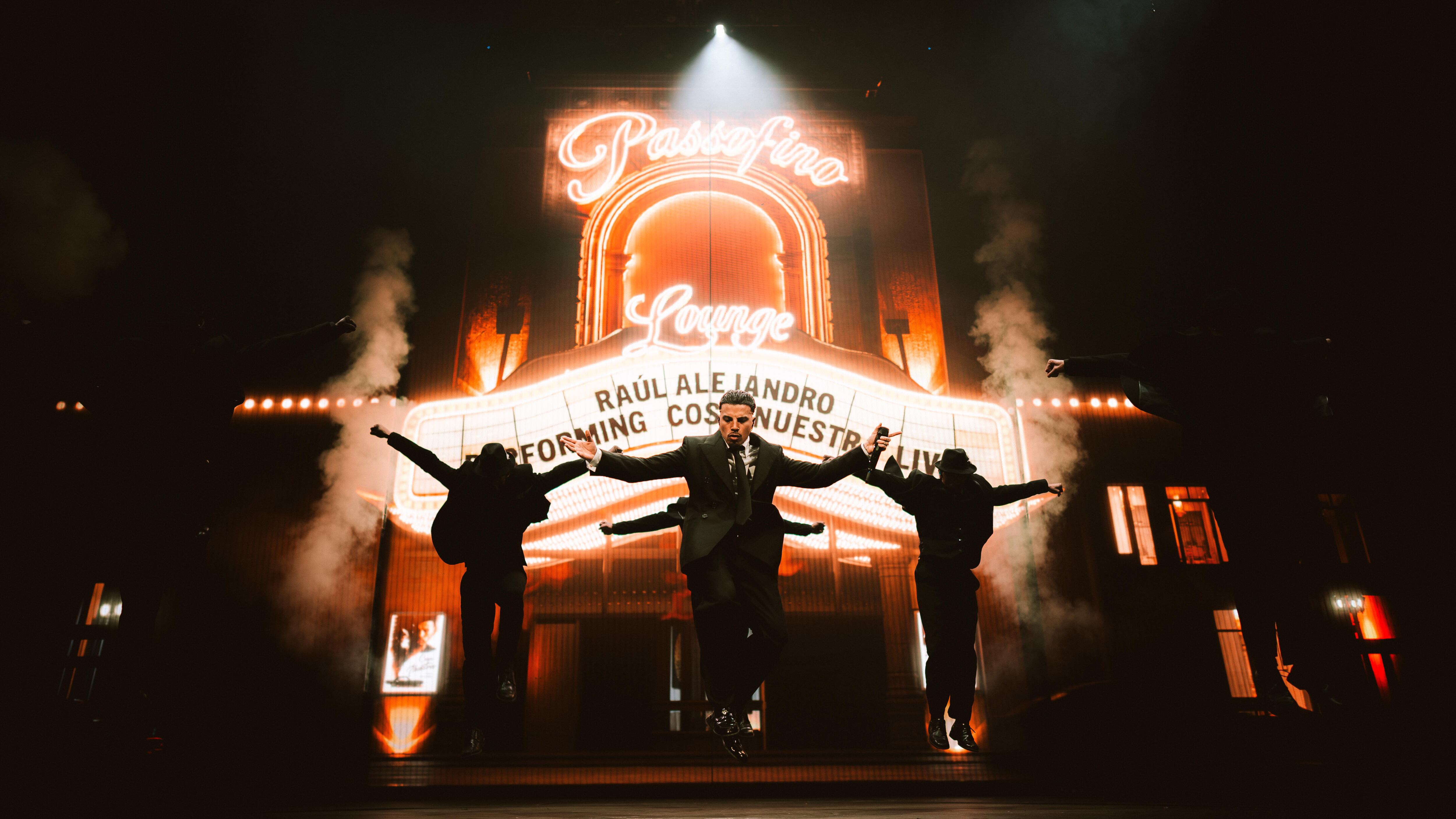 Rauw Alejandro en el Inuit Dome en Los Ángeles. Crédito: Marco Perretta