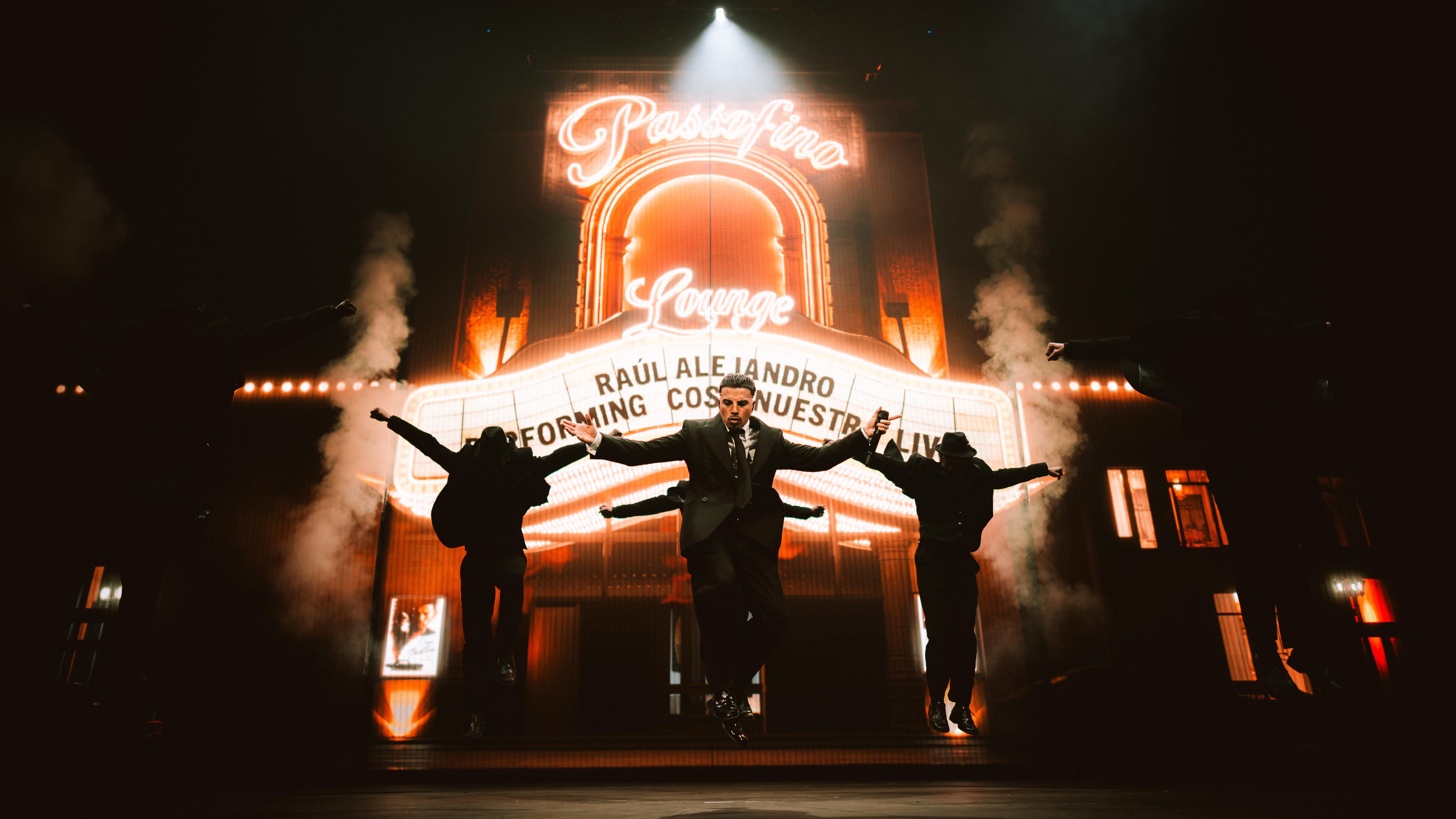 Rauw Alejandro en el Inuit Dome en Los Ángeles. Crédito: Marco Perretta