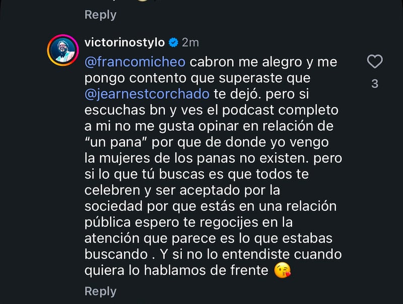 Franco Micheo vs. Victorino