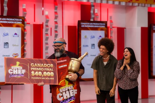 Luego de traicionar a “La Hora Machorra”: Chicho cumple el sueño de Valiente y gana “Super Chef Celebrities”