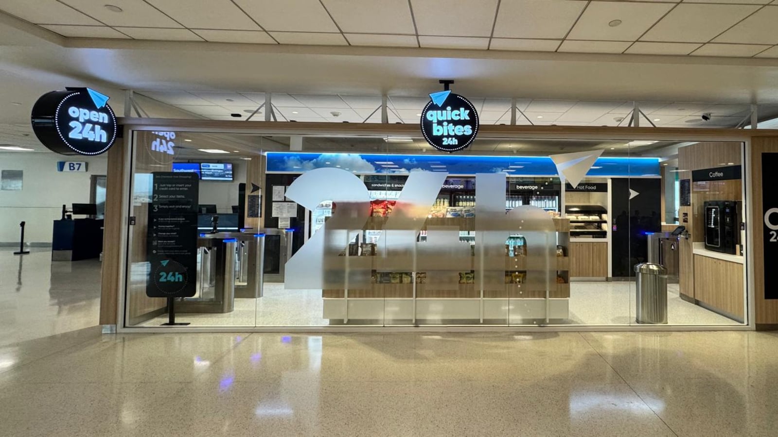 El local operado con Inteligencia Artificial se encuentra en el Aeropuerto Luis Muñoz Marín.