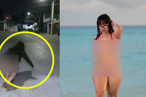 Filtran fotos y videos íntimos de Roberta Franco, la reportera que se cayó en un bache