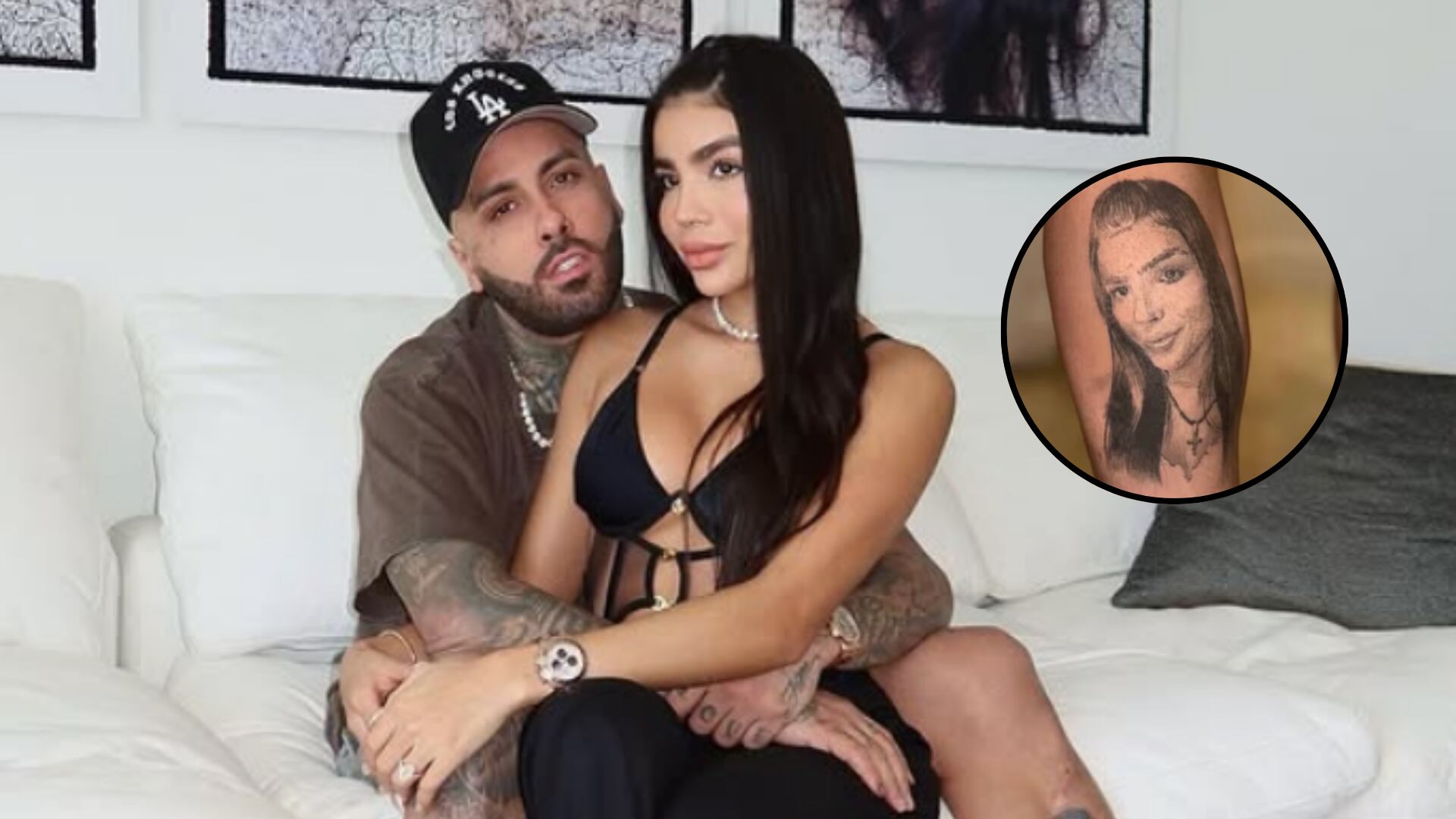 Nicky Jam y su esposa, Juana Valentina