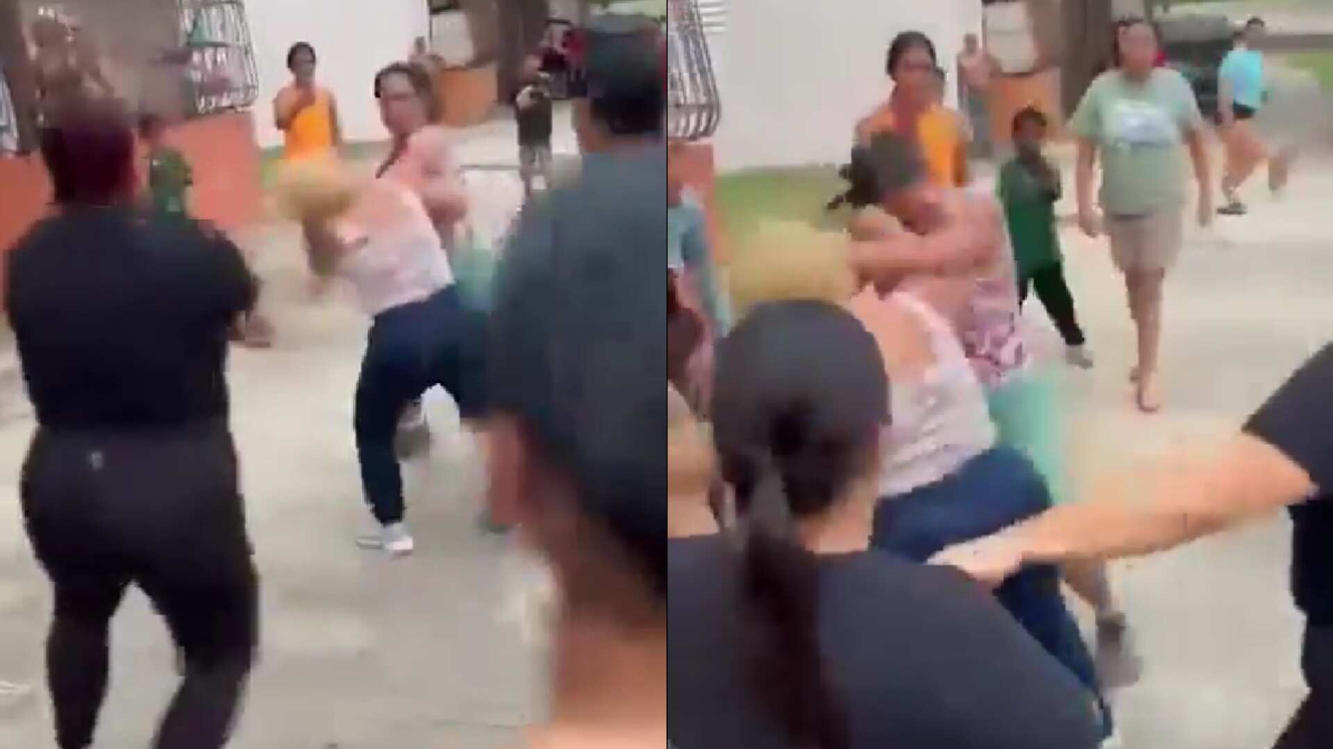 Pelea callejera PR