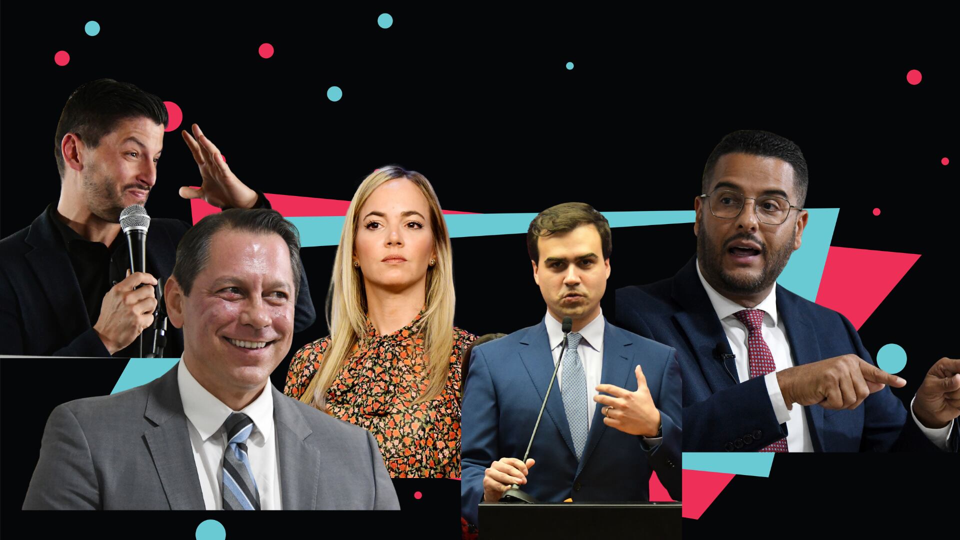 Candidatos políticos y sus videos 'cringe' en TikTok