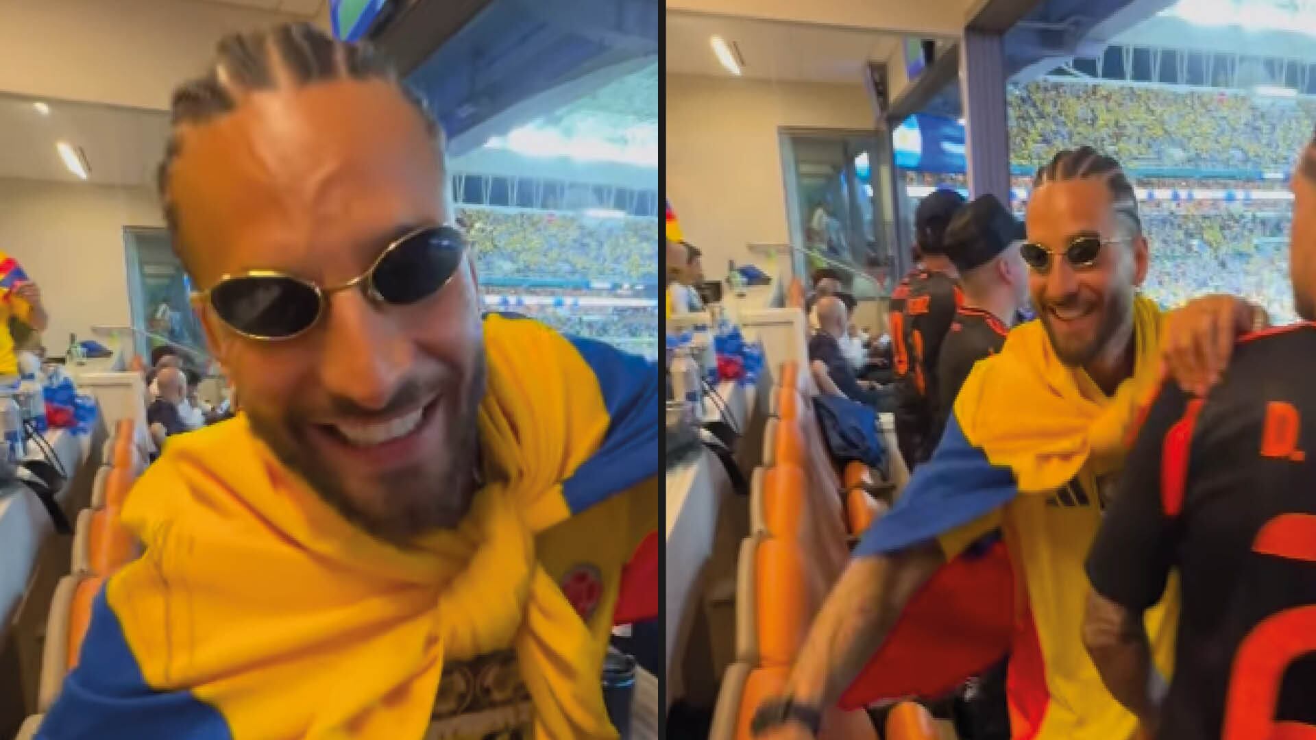 Maluma desde el palco