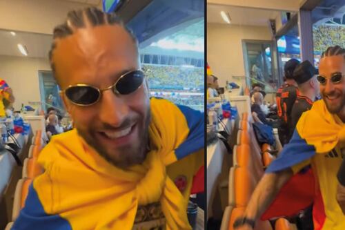 Maluma se sumó al caos de la final de la Copa América y terminó peleando con hinchas argentinos