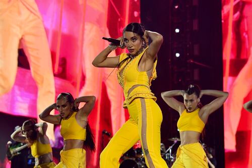 Gol musical de María Becerra en el River de Argentina