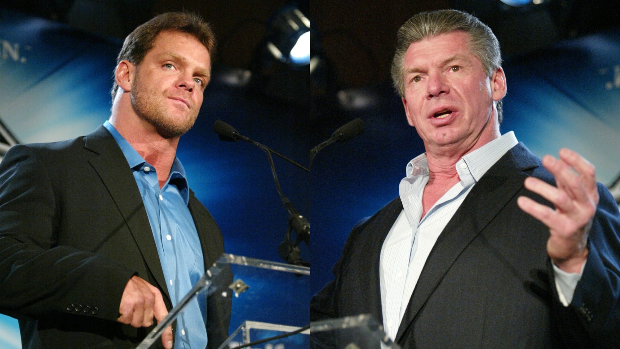 Chris Benoit y Vince McMahon