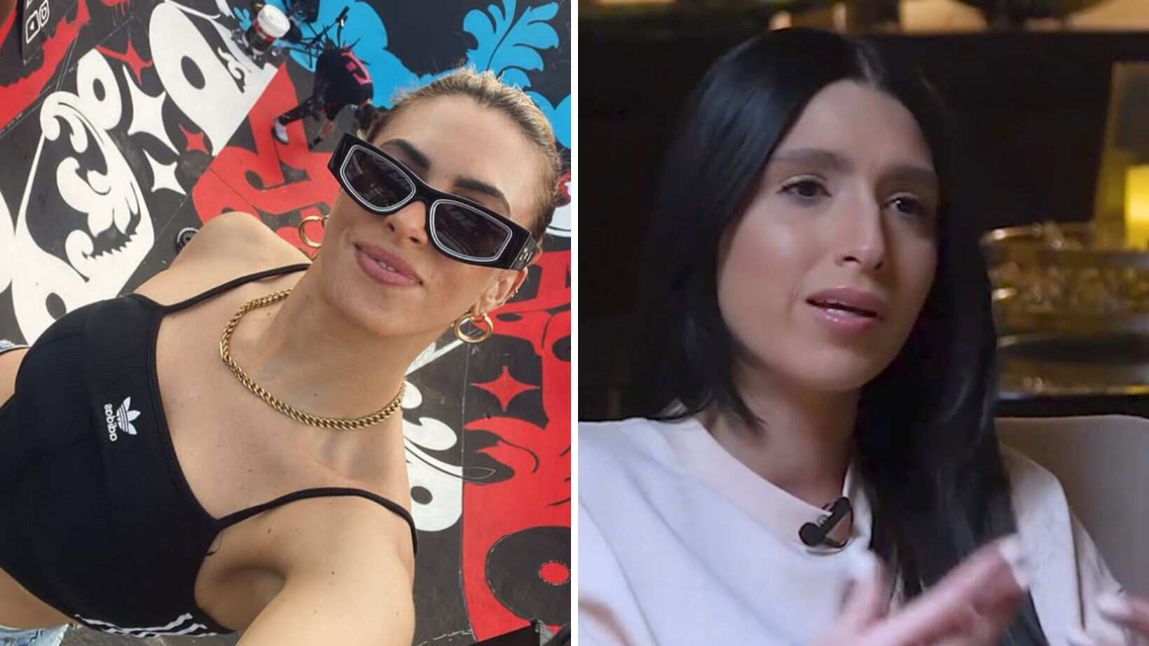 Mónica Pastrana y su "amiga"