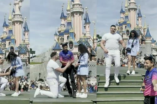 VIDEO: Empleado arruina propuesta de matrimonio en Disney