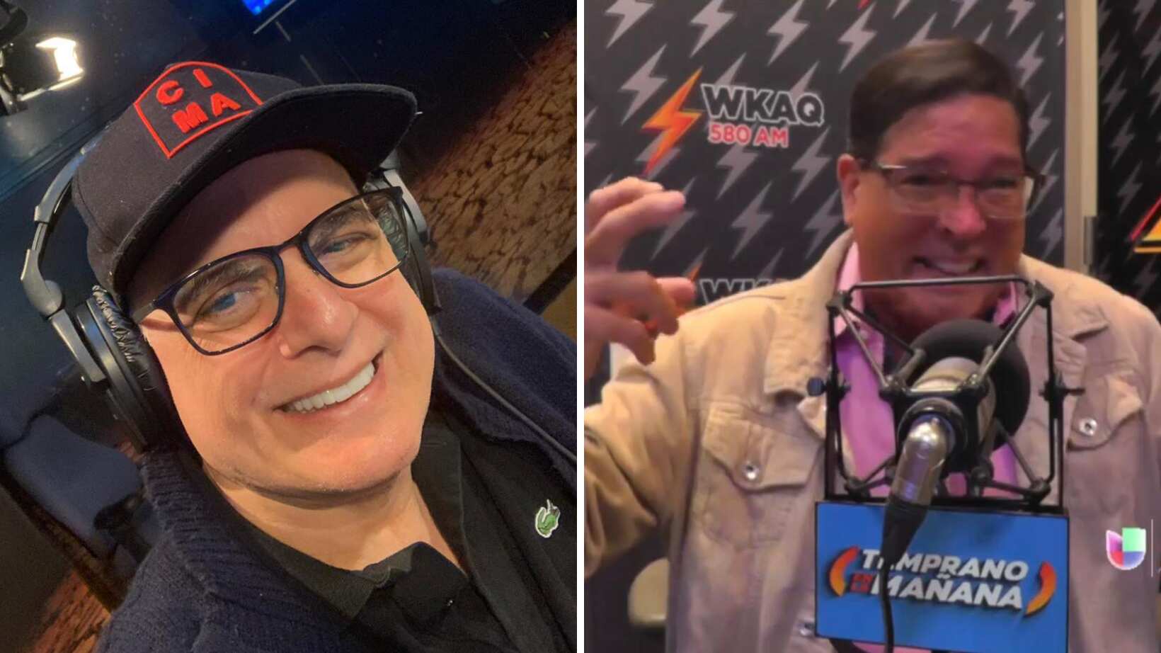 El locutor ofreció ayudar al periodista.