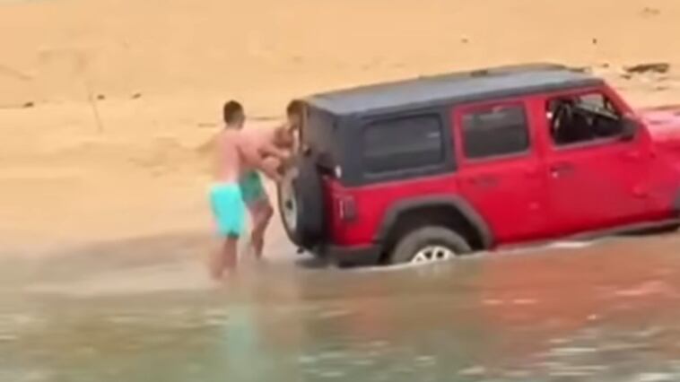 El video fue compartido en las redes sociales.