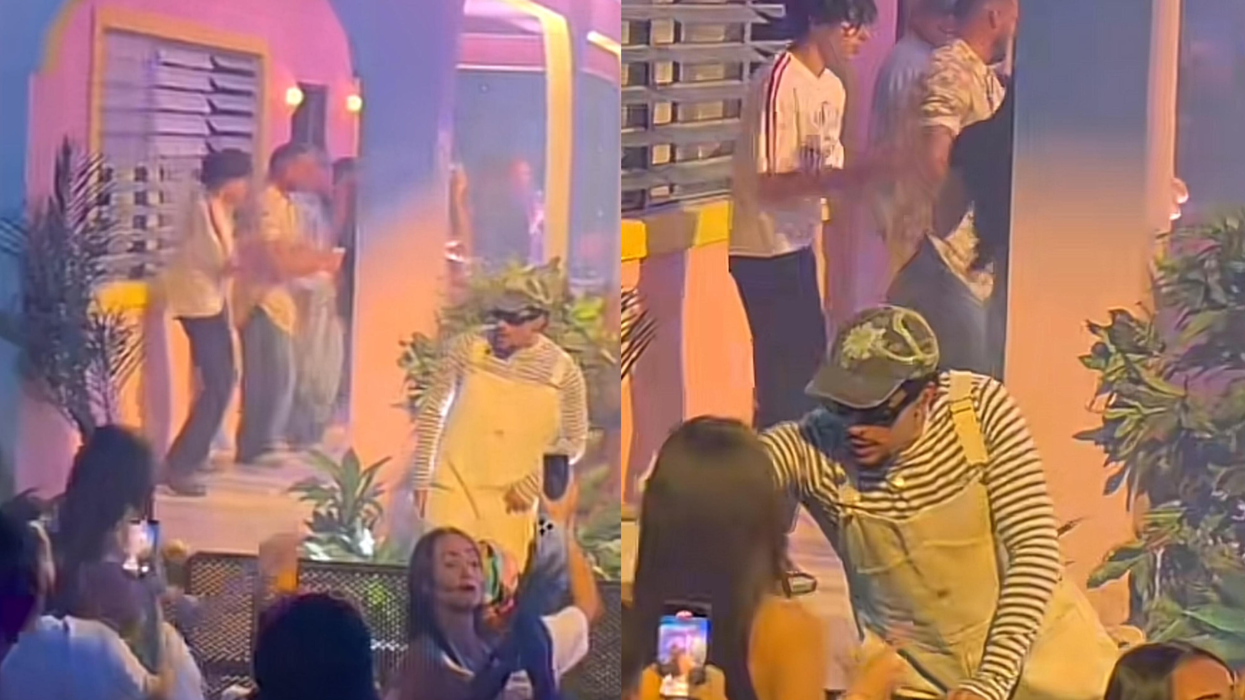 Durante la quinta función de la residencia de Bad Bunny en el Choliseo, el trapero se acercó a una fanática para acomodarle el escote.