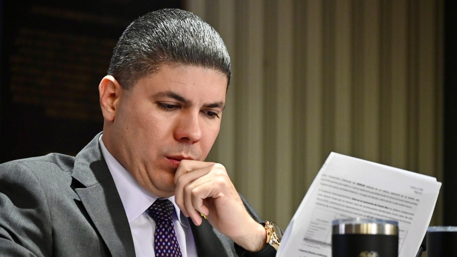Presidente de la Comisión Hacienda de la Cámara de Representantes, Eddie Charbonier.