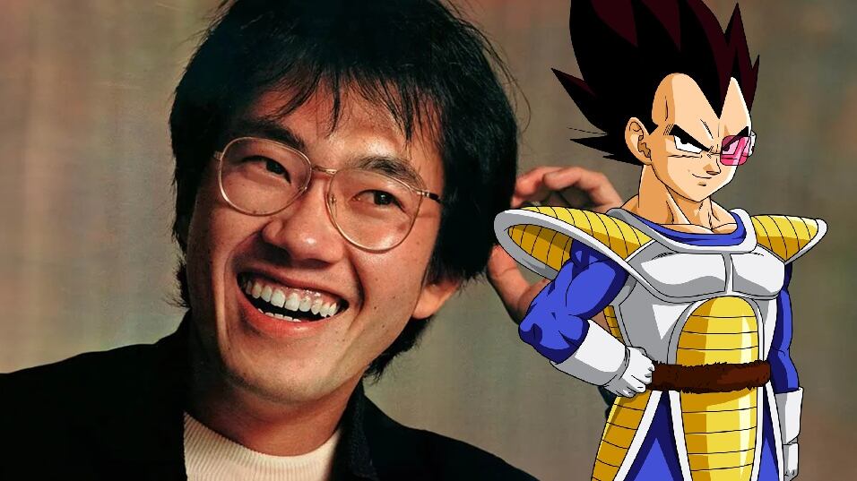 Akira Toriyama y Vegeta - Dragon Ball
