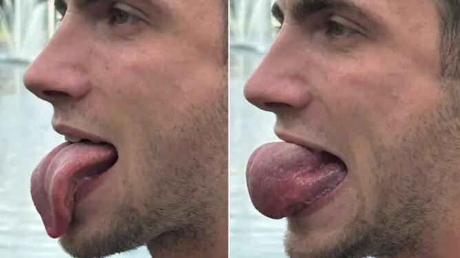 Récord Guinness de la lengua más ancha del mundo